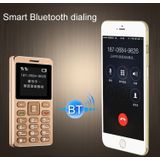 SATREND A10 Card Mobile Phone  1.77 inch  MTK6261D  21 Keys  Support Bluetooth  MP3  Anti-lost  Remote Capture  FM  GSM  Dual SIM(Rose Gold)