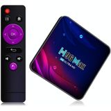 H96 Max V11 4K Smart TV BOX Android 11.0 Media Player wtih Remote Control  RK3318 Quad-Core 64bit Cortex-A53  RAM: 4GB  ROM: 32GB  Support Dual Band WiFi  Bluetooth  Ethernet  EU Plug