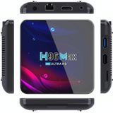 H96 Max V11 4K Smart TV BOX Android 11.0 Media Player wtih Remote Control  RK3318 Quad-Core 64bit Cortex-A53  RAM: 4GB  ROM: 32GB  Support Dual Band WiFi  Bluetooth  Ethernet  EU Plug