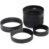 58mm 0.21X Digital Wide Angle Auxiliary Fisheye Lens for Canon / Nikon / Sony / Minolta / Pansonic / Olympus / Pentax 18-55