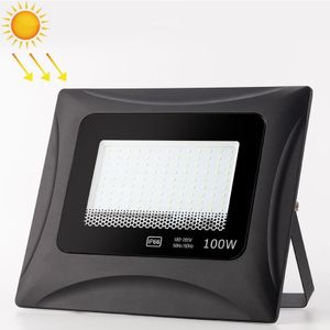 6500K Solar Lamp Outdoor Waterproof LED Floodlight  100W