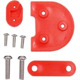 For Xiaomi M365 / M365 Pro Electric Scooter Foot Support Heightening Pad Rear Light Gasket (Red)