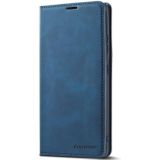 For Samsung Galaxy S21 Ultra 5G Forwenw Dream Series Oil Edge Strong Magnetism Horizontal Flip Leather Case with Holder & Card Slots & Wallet & Photo Frame(Blue)