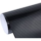 5D High Gloss Carbon Fiber Car Vinyl Wrap Sticker Decal Film Sheet Air Release  Size: 152cm x 50cm(Black)