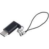 Mini Portable USB to Type-C & USB-C Converter Adapter with OTG(Black)