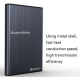 Blueendless U23T 2.5 inch Mobile Hard Disk Case USB3.0 Notebook External SATA Serial Port SSD  Colour: Black