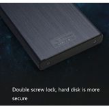 Blueendless U23T 2.5 inch Mobile Hard Disk Case USB3.0 Notebook External SATA Serial Port SSD  Colour: Black