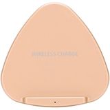 QK11 10W ABS + PC Fast Charging Qi Wireless Charger Pad  For iPhone  Galaxy  Huawei  Xiaomi  LG  HTC and Other QI Standard Smart Phones(Gold)