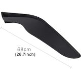 2 PCS Universal Fit Car Front Bumper Spoiler Lip Splitter Diffuser SUV ABS Front Shovel  Length: 68cm