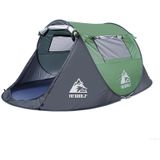 Hewolf 1766 Outdoor Automatic Windproof Quick-Opening Tent Camping Sunscreen Tent For 2-3 People (Army Green)