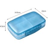 FY-8833 Detachable Medicine Storage Box Large Capacity Eight-compartment Plastic Pill Box(Blue)