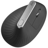 Logitech MX Vertical 4000DPI USB-C / Type-C + Unifying + Bluetooth Three-mode Ergonomic Wireless Vertical Optical Mouse (Black)