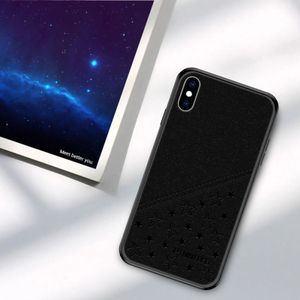 PINWUYO Full Coverage Waterproof Shockproof PC+TPU+PU Case for iPhone XS / X(Black)