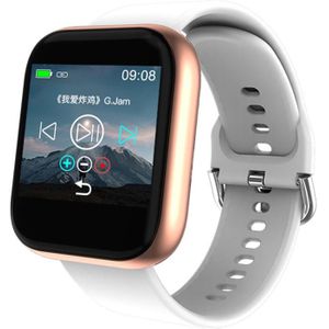 T3M 1.3 inch Color Screen Music Smart Bracelet  Built-in MP3  Support Sleep Monitor / Heart Rate Monitor / Blood Pressure Monitor(White)