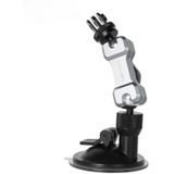 Sunnylife TY-Q9415 Aluminum Alloy Phone Holder Car Suction Cup Bracket Holder for GoPro HERO10 Black / HERO9 Black / HERO8 Black / HERO7 /6 /5 /5 Session /4 Session /4 /3+ /3 /2 /1  DJI Osmo Pocket 2 / Osmo Action  Insta360 One R  and Other Action Ca