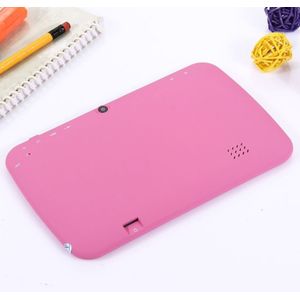 Kids Education Tablet PC  7.0 inch  512MB+8GB  Android 5.1 RK3126 Quad Core 1.3GHz  WiFi  TF Card up to 32GB  Dual Camera(Pink)