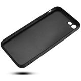 For iPhone 8 / 7  Litchi  PU Leather Anti-falling TPU Protective Case(Black)