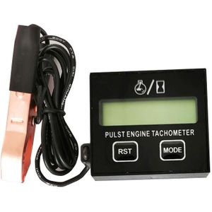 ZSB-03 Chain Saw Tachometer Gasoline Engine Lawn Mower High Tachometer Digital Display Induction Pulse Tachometer  Specification: Double Button Clip Version