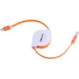 1m 2A 110 Copper Core Wires Retractable USB-C / Type-C to USB Data Sync Charging Cable  For Galaxy S8 & S8 + / LG G6 / Huawei P10 & P10 Plus / Xiaomi Mi6 & Max 2 and other Smartphones(Orange)