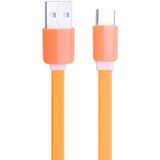 1m 2A 110 Copper Core Wires Retractable USB-C / Type-C to USB Data Sync Charging Cable  For Galaxy S8 & S8 + / LG G6 / Huawei P10 & P10 Plus / Xiaomi Mi6 & Max 2 and other Smartphones(Orange)