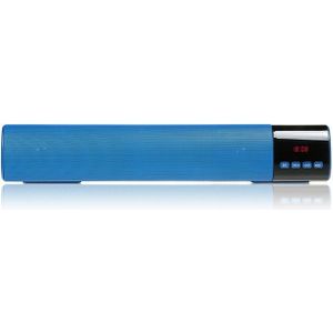 TOPROAD High Power 10W HIFI Portable Wireless Bluetooth Speaker Stereo Soundbar TF FM USB Subwoofer Column for Computer TV Phone(Blue)