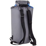LUCKSTONE 60L Outdoor Rafting And River Tracing Waterproof Backpack Shoulder Bag Inflatable Swimming Bag Tote Bucket Bag(Bean Green)