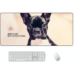 400x900x5mm AM-DM01 Rubber Protect The Wrist Anti-Slip Office Study Mouse Pad( 30)