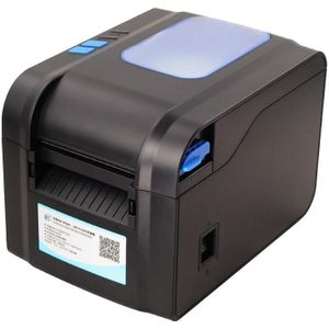 Xprinter XP-370B Barcode Printer Zelfklevende QR Code Printer Label Clothing Label Thermal Ticket Machine(US Plug)