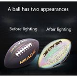 MILACHIC Fluorescent Reflective PU Material American Football(Number 6)