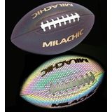 MILACHIC Fluorescent Reflective PU Material American Football(Number 6)