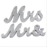 Wooden Mr and Mrs Sign Wedding Decoration(JM00976)