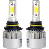 S2 2PCS 9006 36W 4000LM 6500K 2 COB LED Waterproof IP67 Car Headlight Lamps  DC 9-32V(White Light)