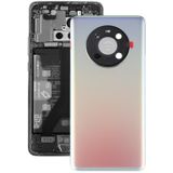 Original Battery Back Cover with Camera Lens Cover for Huawei Mate 40(Silver)