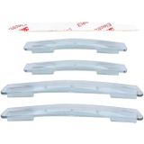 3R 3R-2103 4 PCS Rubber Car Side Door Edge Protection Guards Cover Trims Stickers(Transparent)