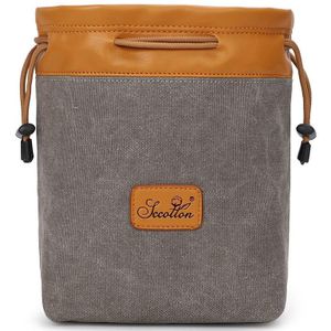 S.C.COTTON Liner Bag Waterproof Digital Protection Portable SLR Lens Bag Micro Single Camera Bag Photography Bag  Colour: Gray M