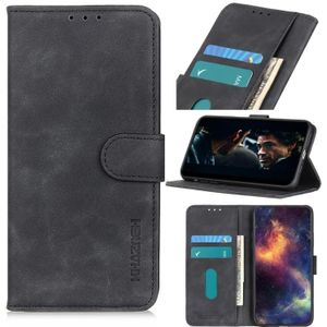 For OPPO Find X3 / Find X3 Pro KHAZNEH Retro Texture PU + TPU Horizontal Flip Leather Case with Holder & Card Slots & Wallet(Black)
