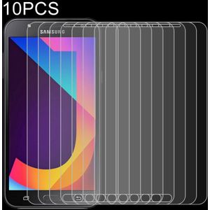 10 PCS 0.26mm 9H 2.5D Tempered Glass Film for Galaxy J7 Neo / J701