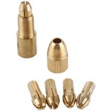 WLXY WL-DIY001 Mini DIY Brass Electric Drill Chucks Drill Bits Set