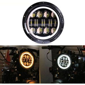 7 Inch Motorcycle LED Headlights Far Near Light Daytime Running Lights