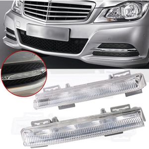 2 PCS DC12V / 10W / 6000K Car Front Bumper Fog Light / Daytime Running Lamp A2049068900 / A2049069000 for Mercedes-Benz