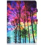 Painted Pattern TPU Horizontal Flip Leather Protective Case For Samsung Galaxy Tab A 9.7(Forest)