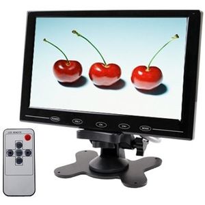 9.0 inch Ultra-thin Touch Button Car Monitor with Remote Controller(Black)