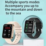 V30 1.69 inch Color Screen Smart Watch Life Waterproof Support Bluetooth Call/Heart Rate Monitoring/Blood Pressure Monitoring/Sleep Monitoring(Gold)