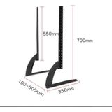 27-55 inch Mount Height Adjustable Universal Stand Base Desktop TV Mount for TV LCD Flat Screen