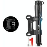 West Biking Bicycle High Pressure Pump Mini Portable Basketball Inflator With Hose(Black)