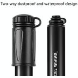 West Biking Bicycle High Pressure Pump Mini Portable Basketball Inflator With Hose(Black)