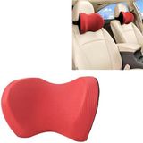 Car Headrest Four Seasons Universal Ice Silk Pillow Neck Protection Memory Pillow(Red)