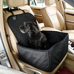 Nonslip Folding Waterproof Car Vice Driving Seat Cover Pet Cat Dog Cushion Mat  Size: 48 x 47 x 57cm (Black)