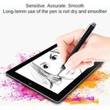 AT-21 Mobile Phone Touch Screen Capacitive Pen Drawing Pen(Silver)