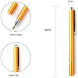 AT-21 Mobile Phone Touch Screen Capacitive Pen Drawing Pen(Silver)
